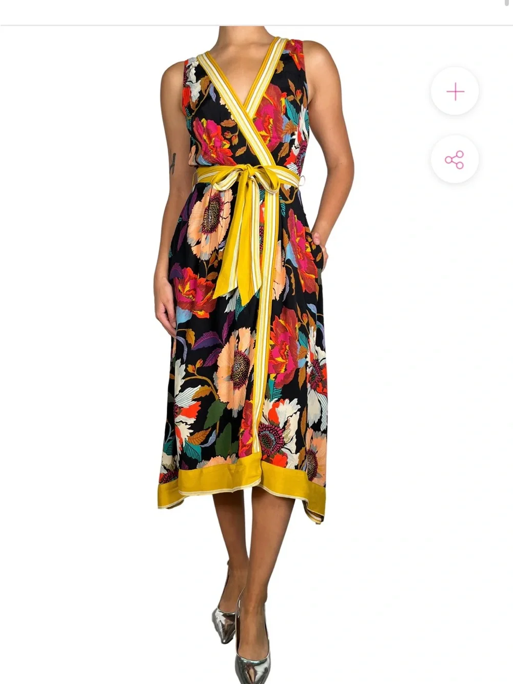 anthropologie maeve black floral dress Maeve Floral Mini Dress